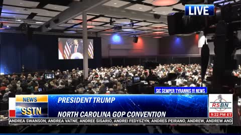 Trump Speaks at NC GOP Convention