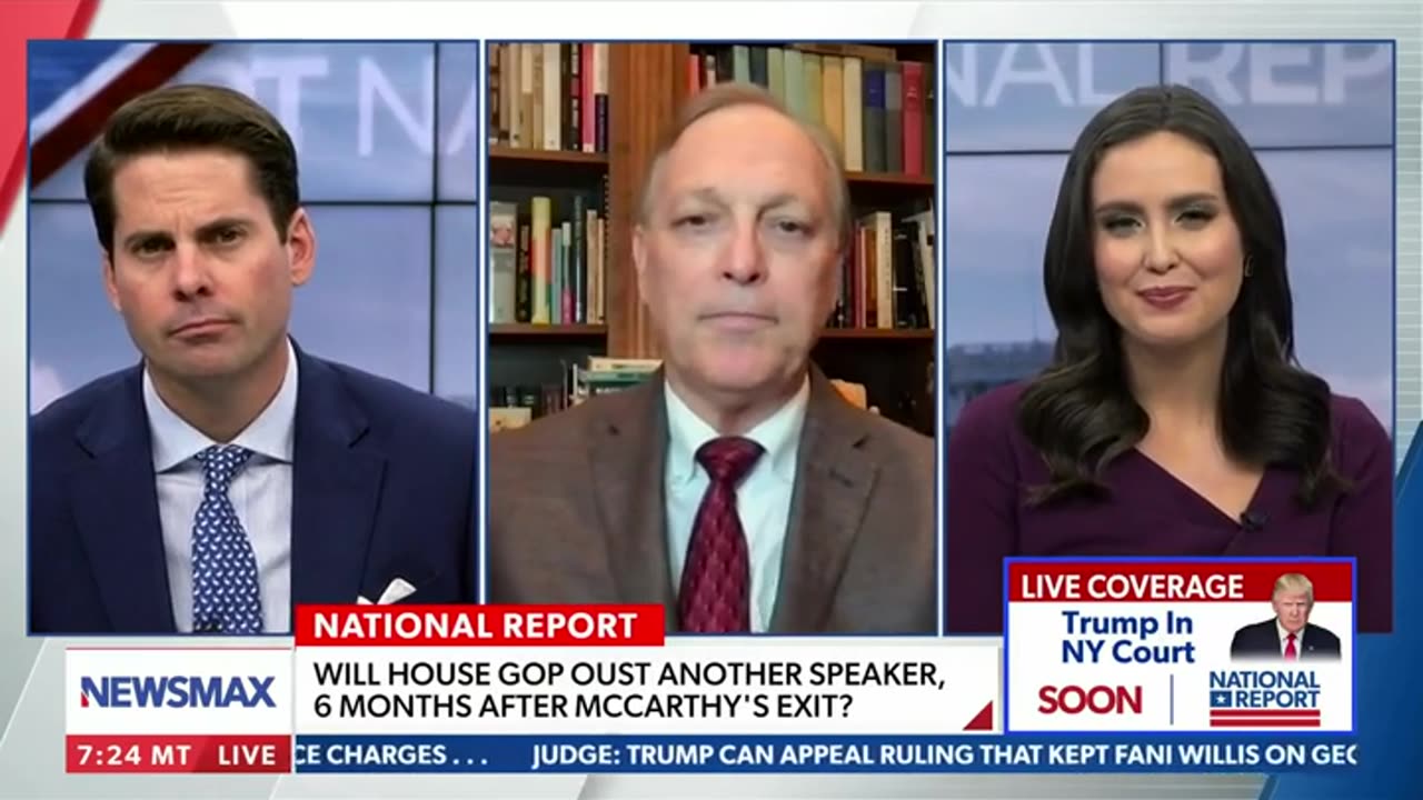 ‘What’s Going On?’: Newsmax Host Presses GOP Rep About Dwindling House Majority