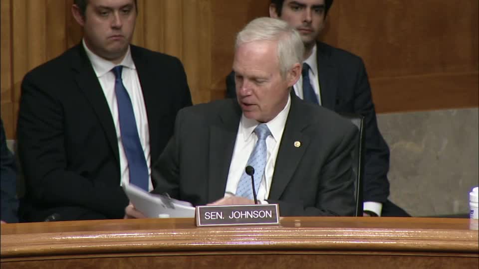 Senator Johnson Opening Prison Hearing 9.20