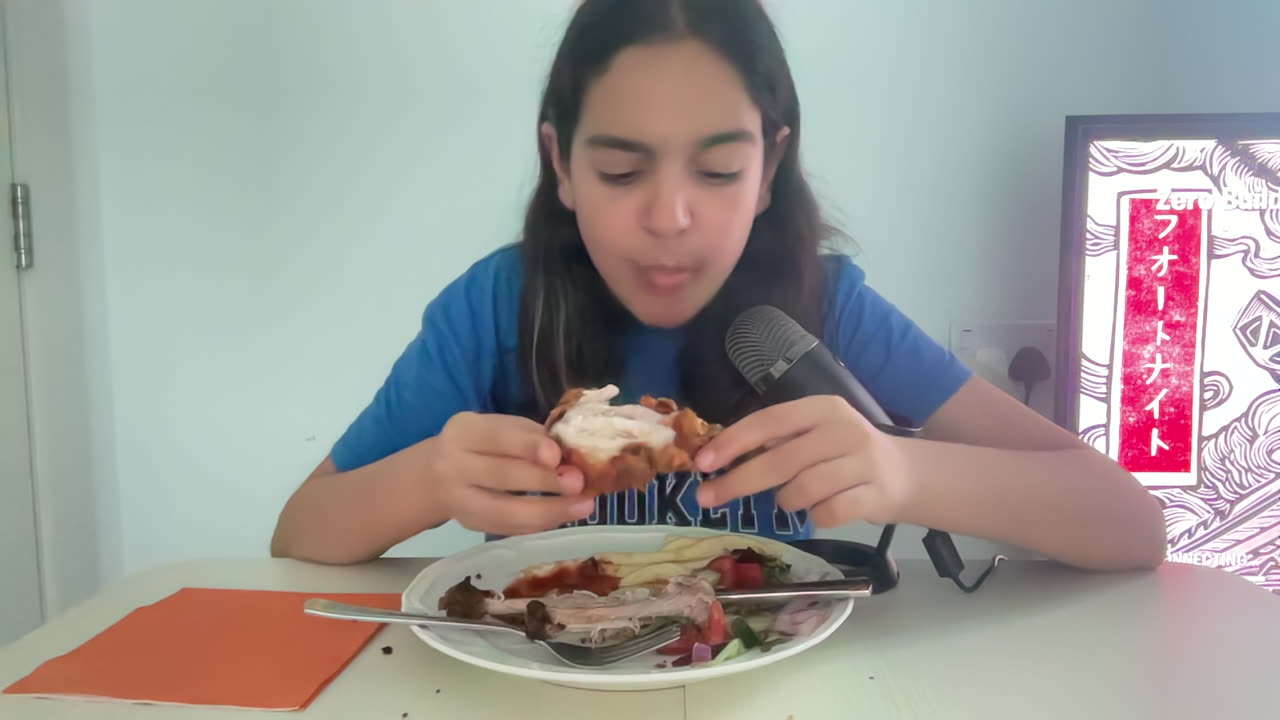 ASMR Southern fried chicken mukbang