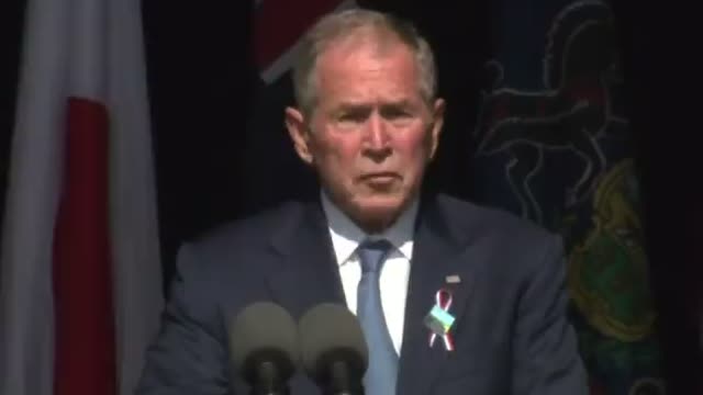 Bush Calls For New War on Terror Against The American People at Sept 11th Memorial