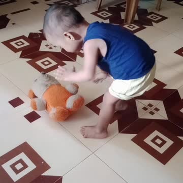 My Cute Baby is busy with doll #short