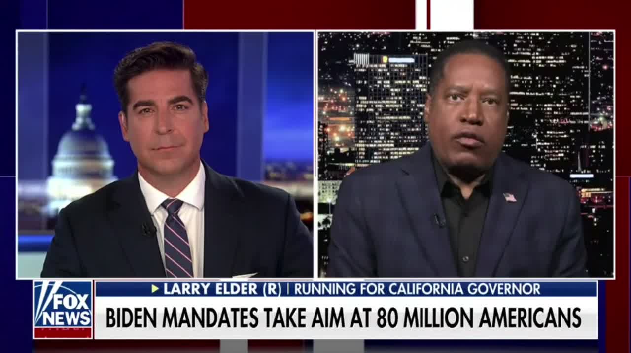 Larry Elder weighs in on Biden’s vaccine mandate: “Freedom ought to stand for something.”