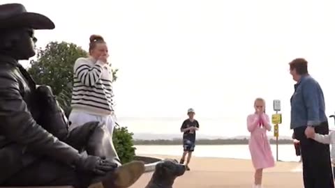 Statue Prank