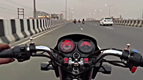 Rider on bike