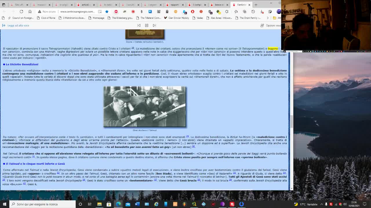 storia del Talmudismo e l'anticristianesimo talmudico