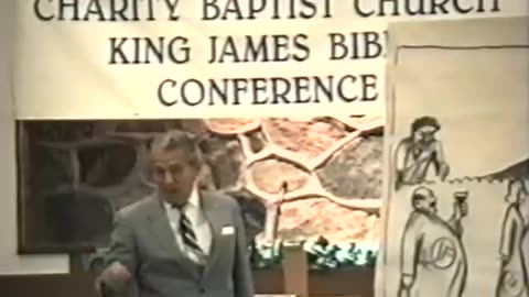 Dr Ruckman, To do less than best KJV conf 1993