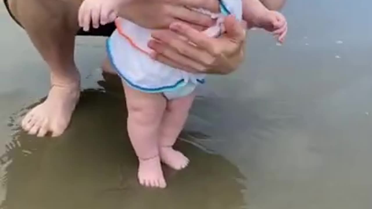 baby loving the beach #beach