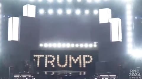 Trump makes superstar entrance as he takes the stage at RNC