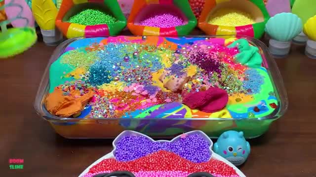 Clay mashing Oddly Satisfying ASMR