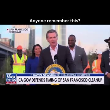 Gavin Newsom on San Francisco Cleanup Before APEC Summit