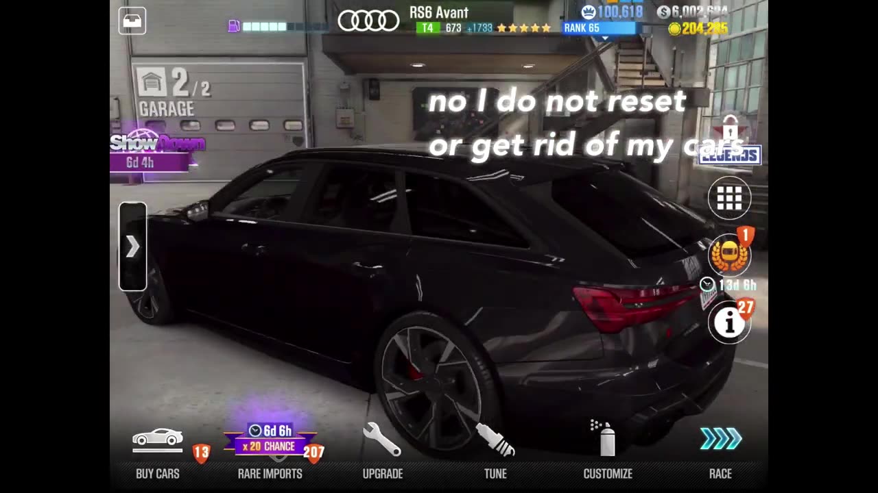 CSR2 Camaro SS 11.99 Shift/Tune - Extra Fusions