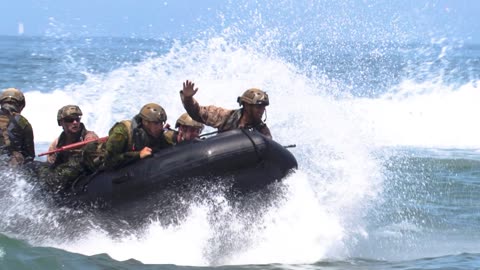 Marine Raid Force on USS America LHA 6