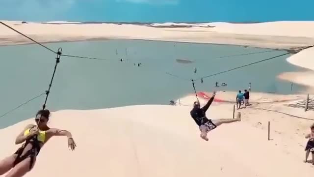 Would You Try Out This Zipline Yourself Video.#Wonderfulplaces #Travel."