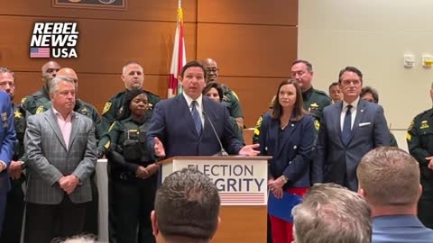 Ron DeSantis Announces Arrest of Individuals Engaging in Voter Fraud