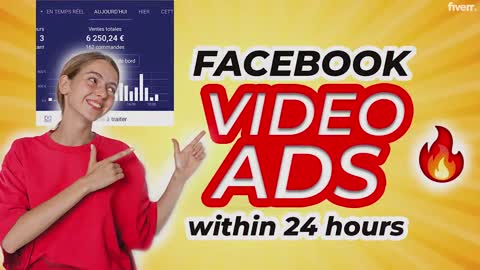 I will create viral dropshipping facebook video ads and product video ads