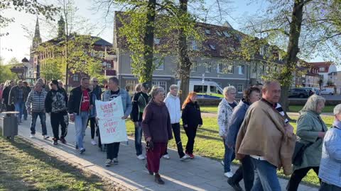 Demmin - Der heutige Demonstrationszug und Abschluß der Kundgebung 05-05-2022