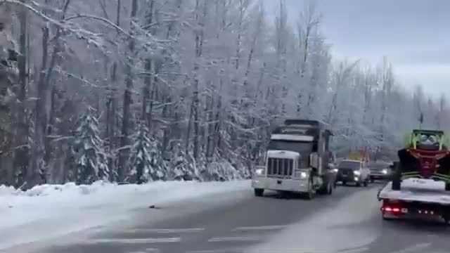 Alaska gets in the trucker protest game