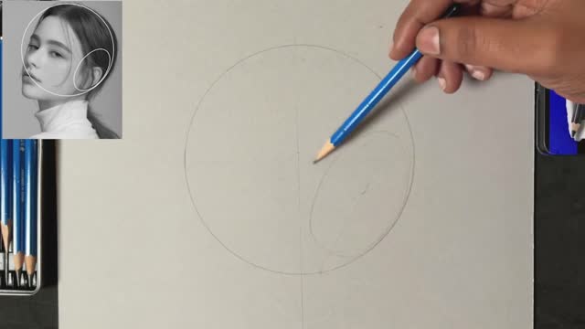 Draw A Head With An Angle By Loomis Method