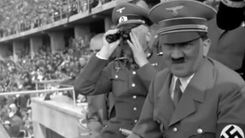 Hitler Watching The Olympics After He Was Injected With Methamphetamine