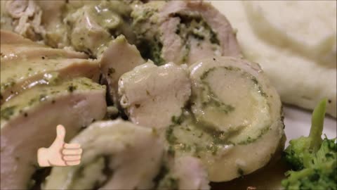 Pesto Chicken Rollups