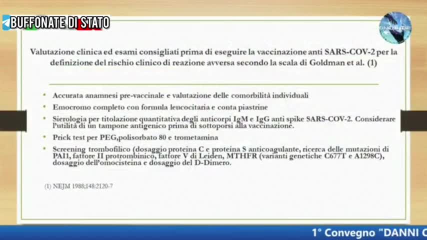 40% dei vaccini sono di natura trombotica