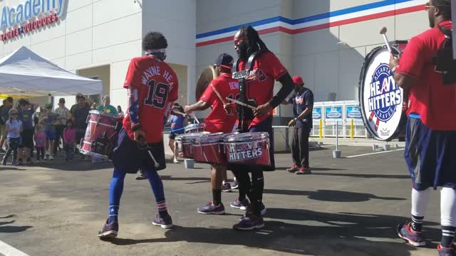 Heavy Hitters Drum Crew Atlanta Academy Sports Grand Opening