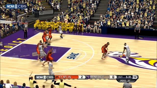 NBA 2k14 HBCU Basketball Mod Benedict Tigers vs. Claflin Panthers