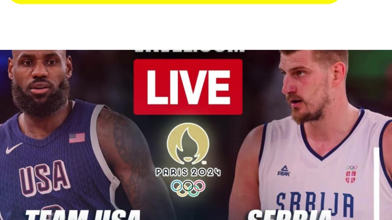 USA vs Serbia Live Stream