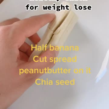 Banana peanut butter snack