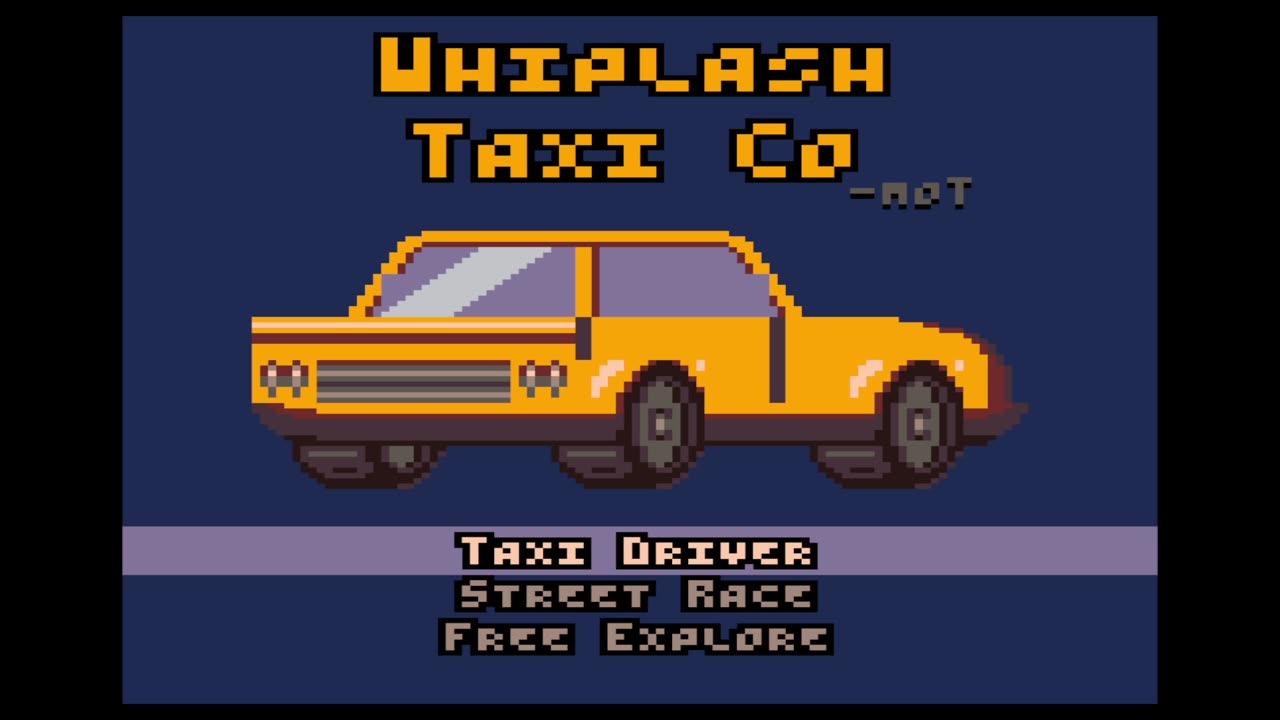 Pico-8 Games: Whiplash Taxi Co