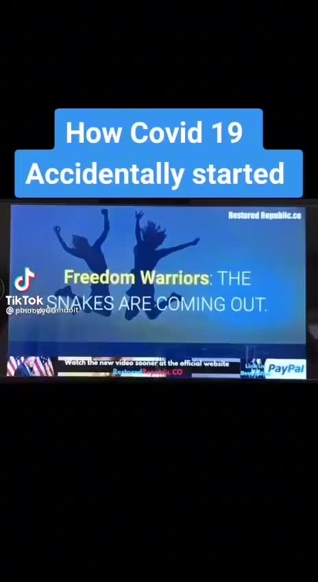 FREEDOM WARRIORS - HOW COVID ACCIDENTALLY STARTED!!! SHARE EVERYWHERE