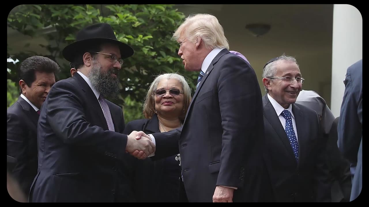 Trump All Jewed up with Zionist