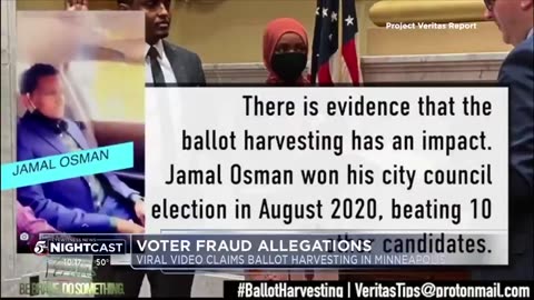 Voter Fraud and Ballot Harvesting in Minnesota in 2020 Presidential Election