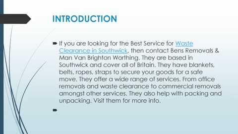 Get The Best Waste Clearance in Southwick.