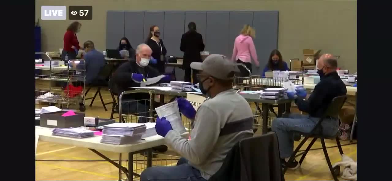 Mail in ballot tampering on camera