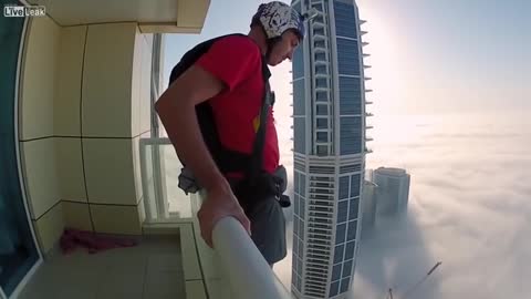 JUMPING FROM A SKYSCRAPER