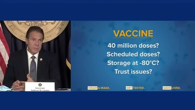 Governor Cuomo: "There's Going To Be trust Issues About The Vaccination"