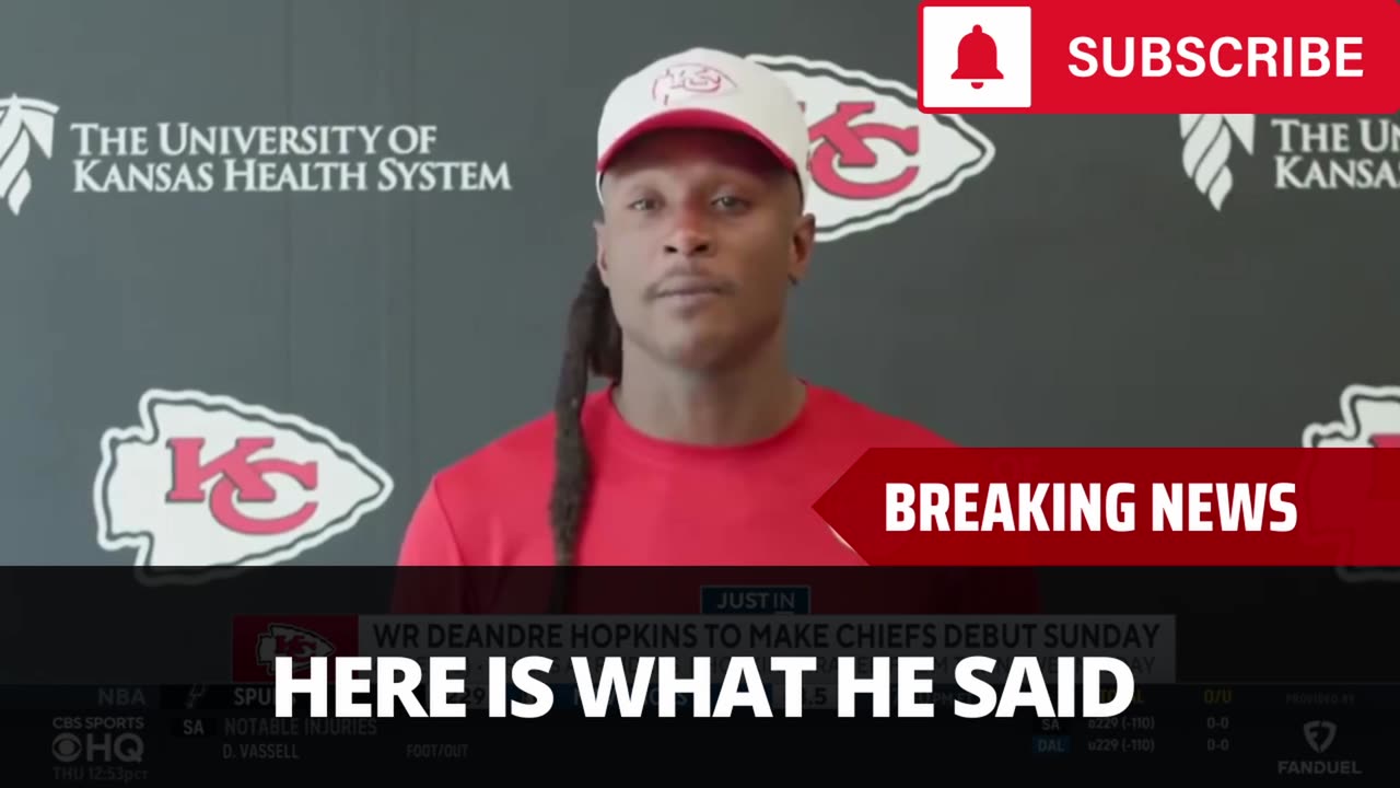 DeAndre Hopkins Breaks Silence On Joining Chiefs