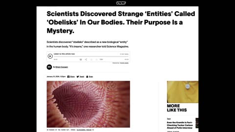 SHARE THIS! SCIENTIST'S DISCOVER NEW _INSANE ENTITIES_ INSIDE HUMANS & NAME IT OBELISKS AFTER BAAL!