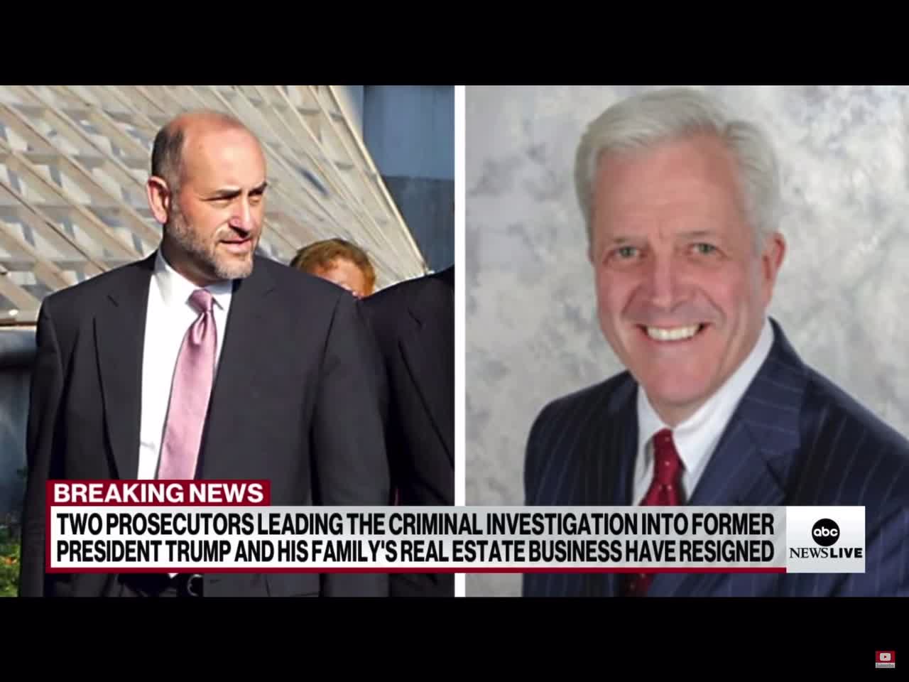 SDNY both prosecutors in criminal probe against president Donald Trump resign
