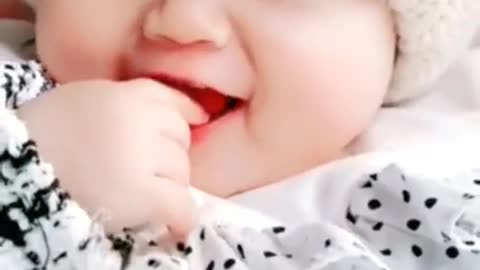 Cute Baby Girl Smile Video cutest baby Smart Video