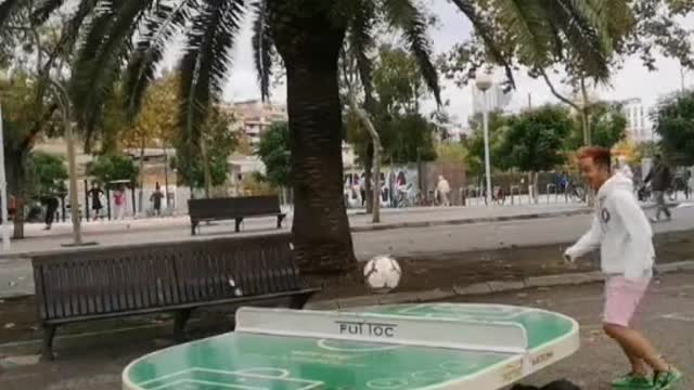 Teqball paellero futbol football teqball