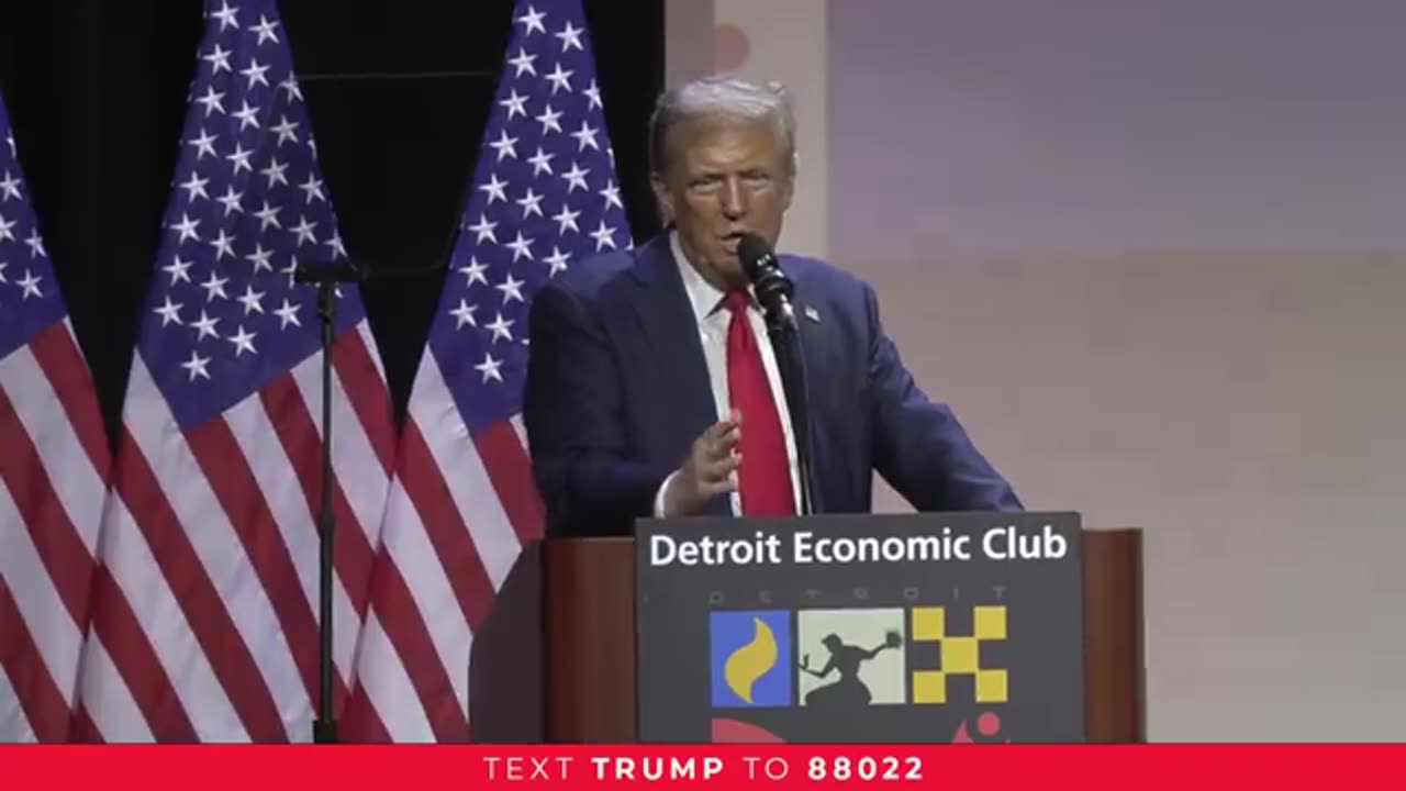 Trump Speaks at Detroit Economic Club in Detroit, Michigan [Full Speech]