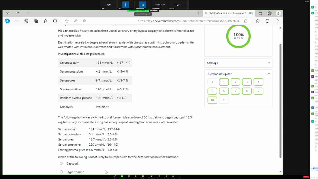 MRCP II OE Nephro Part 1