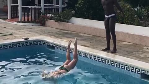 Collab copyright protection - guy throws girl pool faceplant