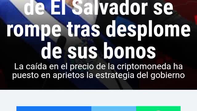 EL SALVADOR EN PROBLEMAS CON EL INVIERNO CRIPTO