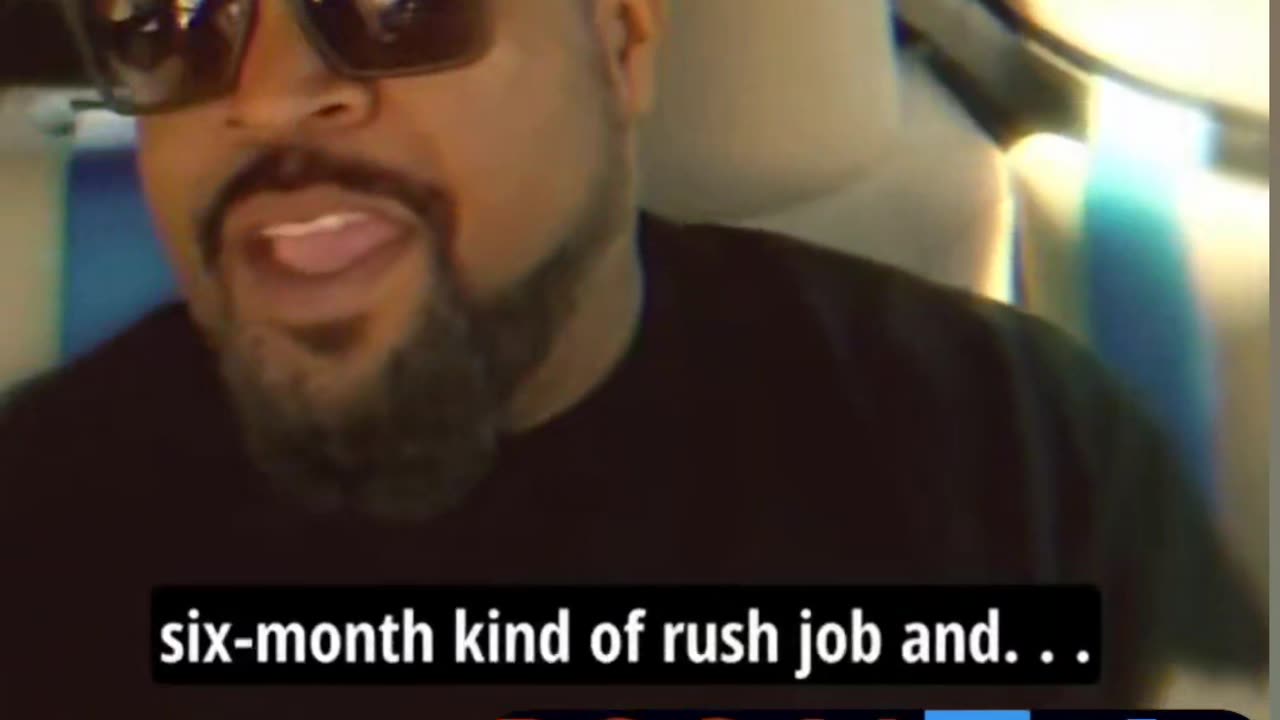 It's was a 6 month rush job tucker Carlson ice cube