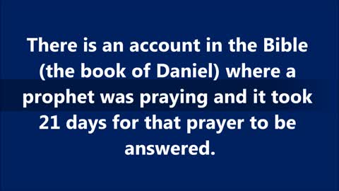 Prayers are powered by faith