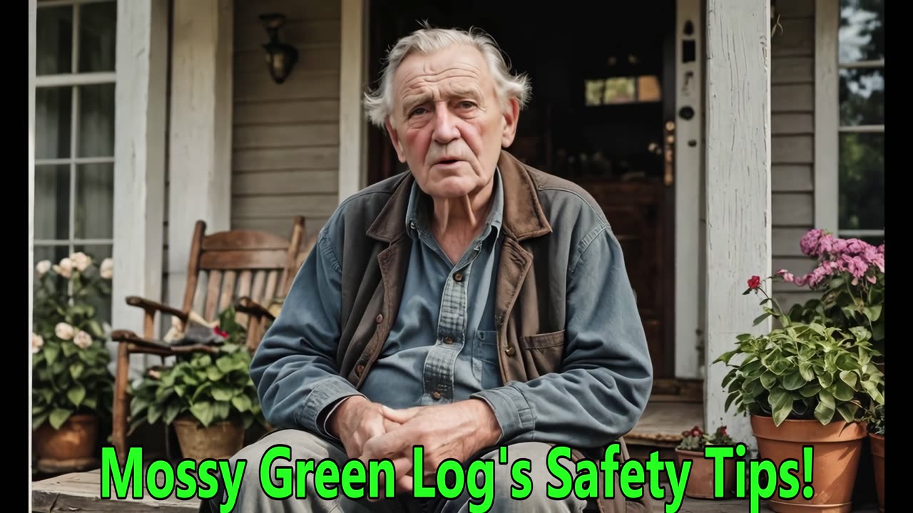 Mossy Green Log's Safety Tip #21!
